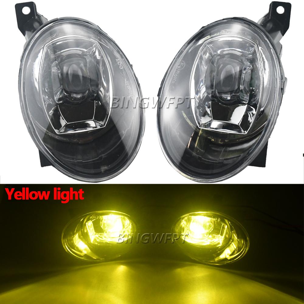 2PCS DRL For VW Golf MK6 2009 2010 2011 2012 2013 Angel Eye Fog Light Car LED Lens Fog Lamp