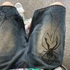 Y2K Streetwear Breeches Spider Cobweb Korean Harajuku Denim Hip Hop Short Pants Grunge Bermudas Jeans Shorts Men Clothes