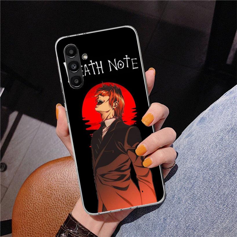 N-Note D-Death Yagami Light Phone Case For Samsung Galaxy A17 A16 A15 A14 A13 A57 A56 A55 A54 A53 A37 A36 A35 A34 A33 A26 A25 A2