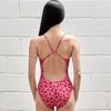 Loseuteuinseoul Vintage Rose One-Piece Swimsuit Pink