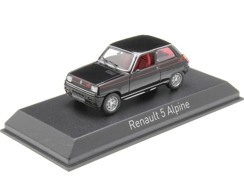 Norev Scale Renault 5 Alpine 1977 Black 1/43 [Restock]