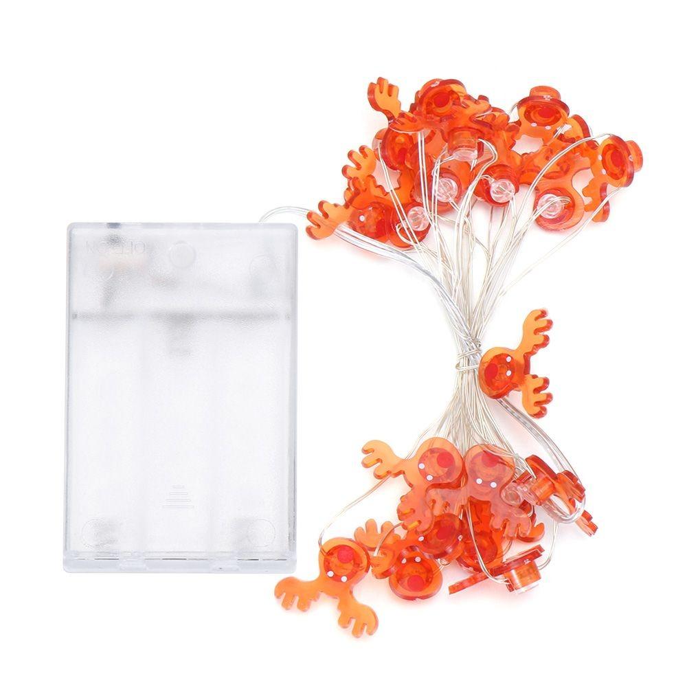 Elk Xmas LED Light String Santa Claus Christmas Lamp Gift Christmas Fairy Lights  New Year