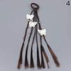 Children'S Bow Rabbit Ears Wig Ponytail Dirty Braid Ponytail Hair Loop Braid Ponytai Children'S Colorful Braided Hair