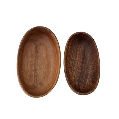 New S/M/L Jewelry Storage Box Walnut Boat Shape Entrance Key Organizer Large Capacity Desktop Storage Box