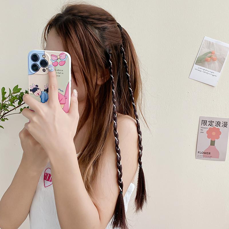 Neues einfarbiges Haarfärbemittel Twist Haarband Damen Koreanischer Sportstil Stirnband Joker Boxzopf Mode Mädchen Haaraccessoires