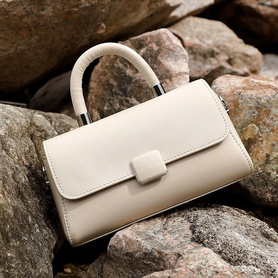 Leather Handbag Women'S Bag Light Luxury High-End Shoulder Messenger Bag Light And Versatile Small