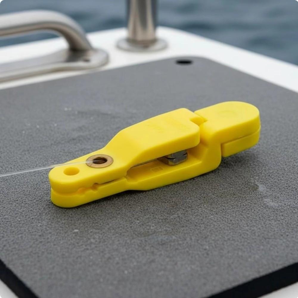 Adjustable Tension Fishing Line Clamps Padded Planer Board Release Clip Tension Downrigger Clip