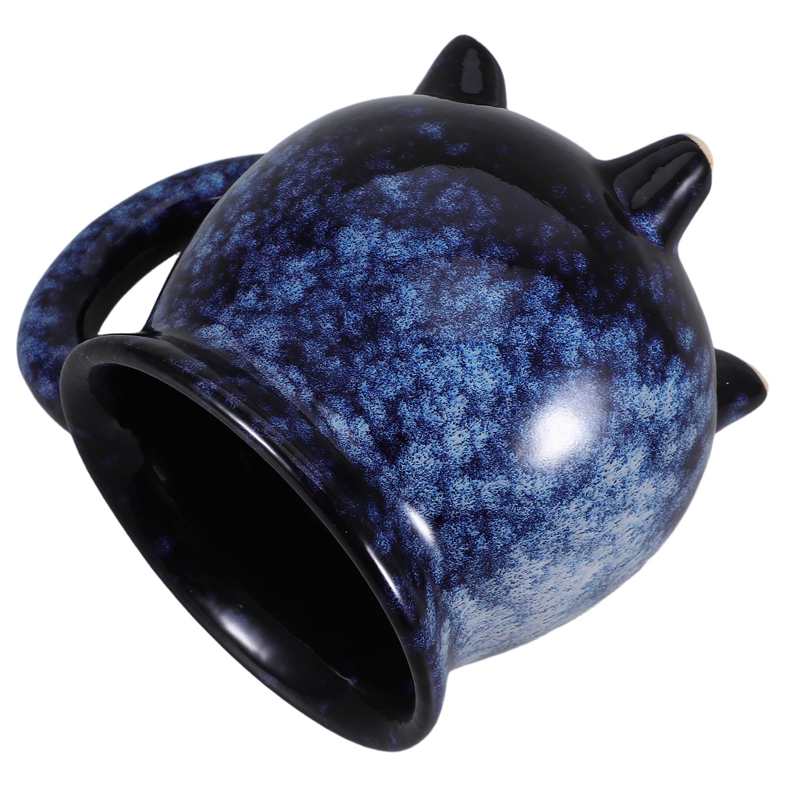 

Halloween Witch Cauldron Mug 375ml Ceramic Coffee Tea Cup Dishwasher Safe Multipurpose Use for Home Office Restaurant other