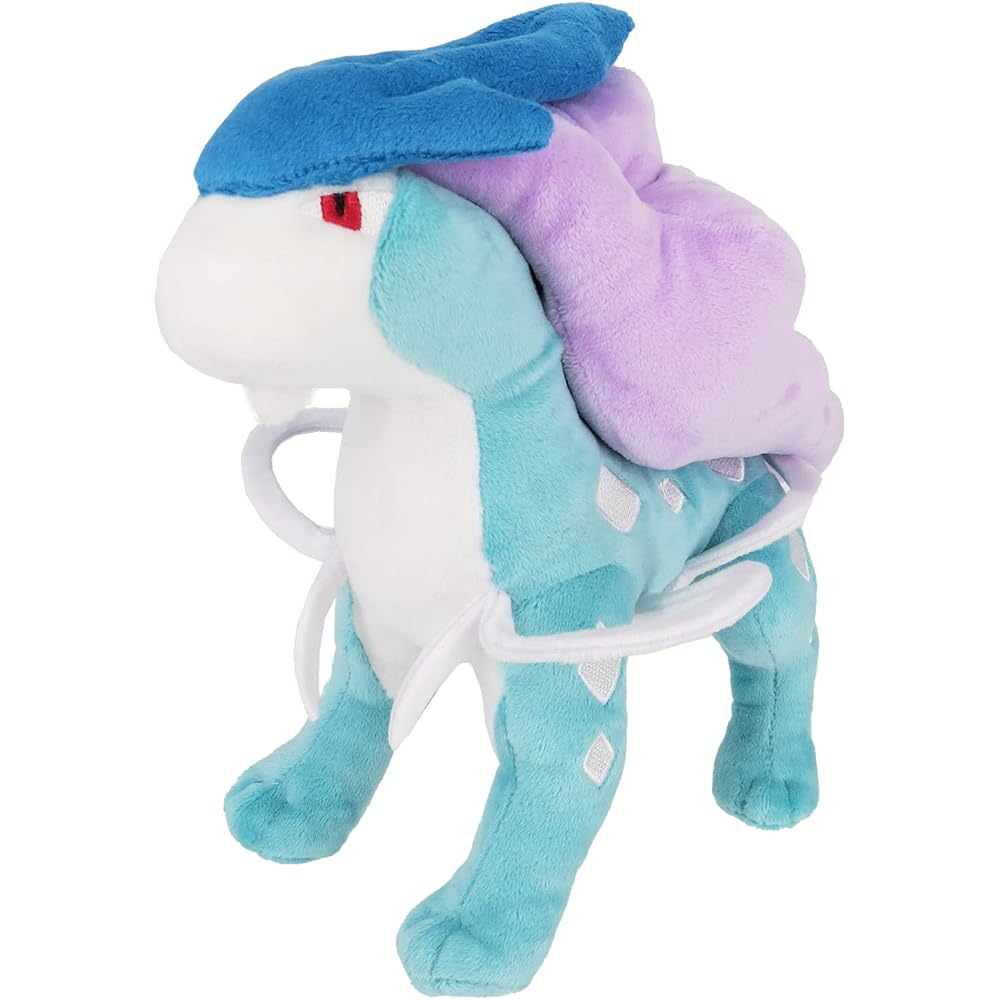 

Sanei Boeki Pokmon All Star Collection Suicune Plush Toy 11x26x23.5cm Soft Stuffed Animal