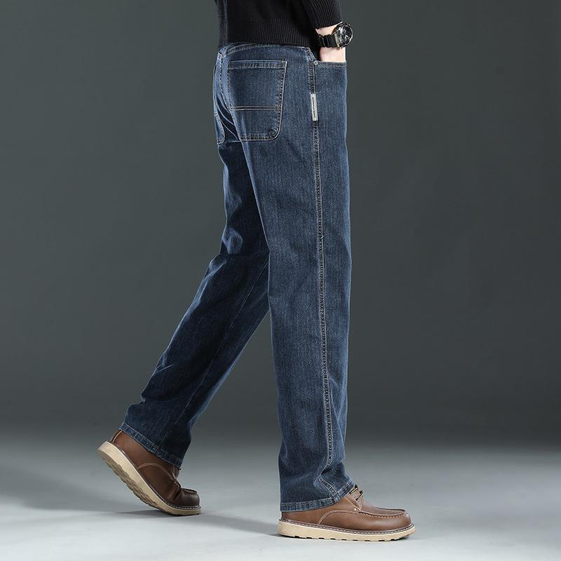 Mens Plus Size Jeans With High Elasticity For Casual Comfort And Autumn Wear