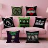 ROCK Green Day-logotyp Kuddvar Hem Sängkläder Dekorativt Kuddfodral Bröllop Supermjukt Kuddfodral
