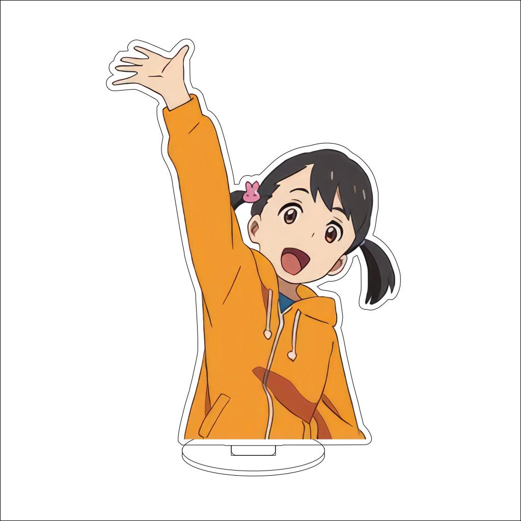 16CM Anime Your Name Cosplay Acrylic Stand Ornaments Okudera Miki Natori Sayaka Tachibana Taki Figure Stand Halloween Gifts