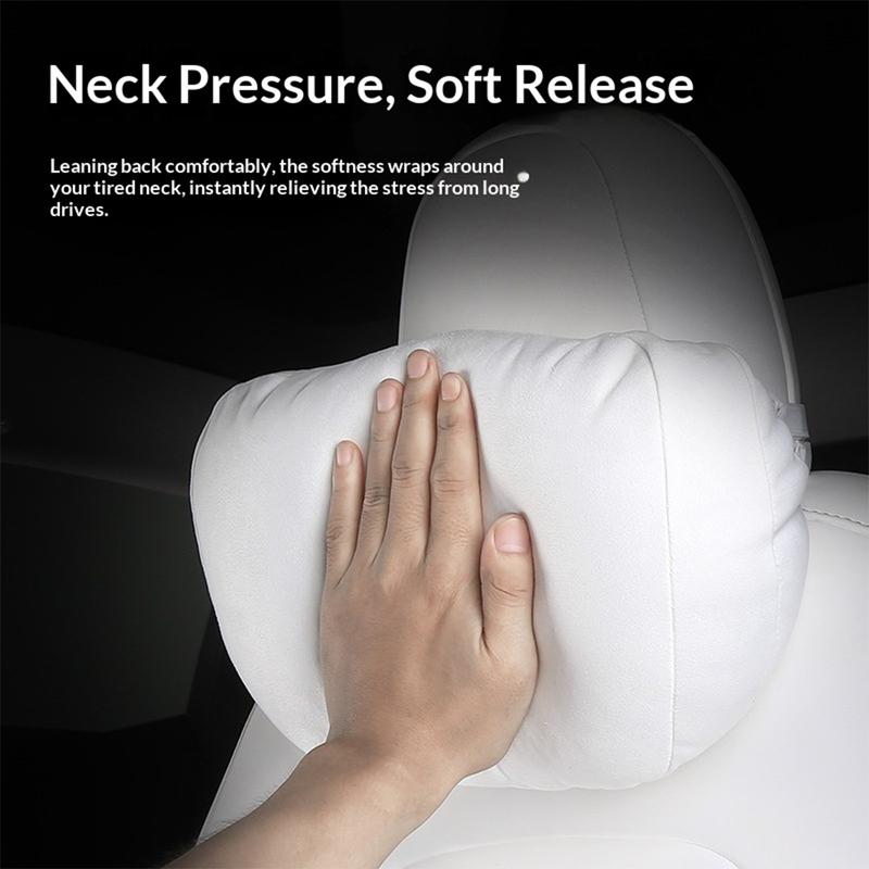 Car Seat Headrest Neck Pillow for Tesla Model 3 Y YL 3 Highland Y Juniper Comfort Memory Neck Support Cushion Pillow Accessories