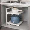 Free Layering Multi-layer Storage Racks Adjustable Pot Storage Rack Sink Storage Organizer  Kitchen