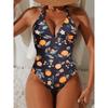 Sexy Wrinkled One Piece Swimsuit Women Swimwear Female Monokini Swimsuits 2025 Bathing Suit Swim Beach Wear Bodysuit