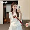 MJ STYLE Women's Printed Cotton Short Sleeve T-Shirt