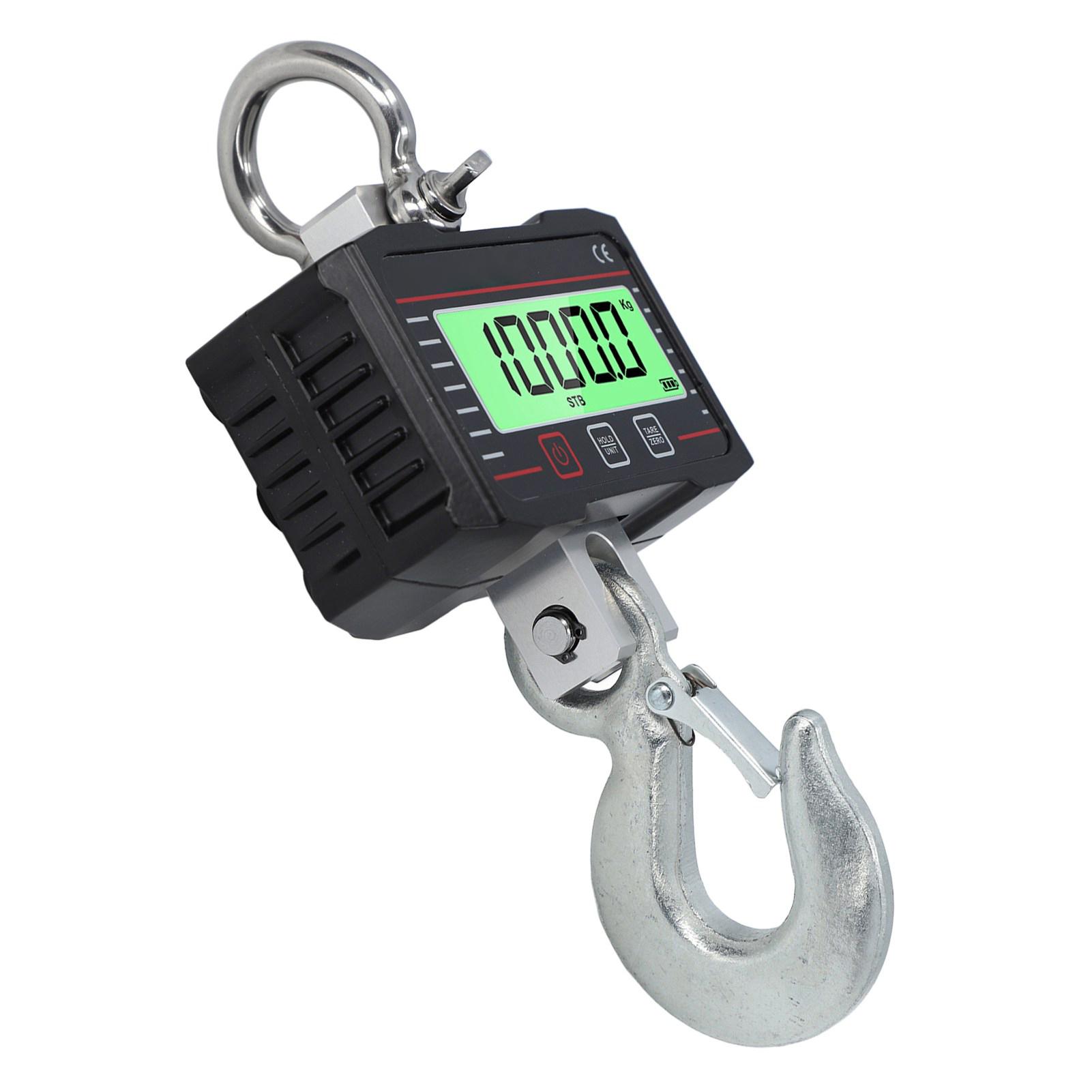 

Цифровые крановые весы 2000 кг 4400 фунтов 3 единицы ЖК-дисплей с подсветкой Промышленные подвесные весы с пультом дистанционного управления