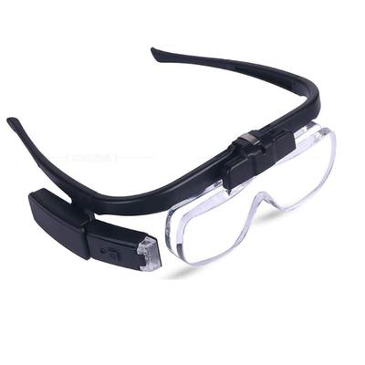 Brillenlupe mit und Vergrößerungsoptionen Perfekt für Präzisionsarbeiten wie Uhren, Schmuck und integriert Befreit Ihre Clip-on-Leuchte, 1,5x,