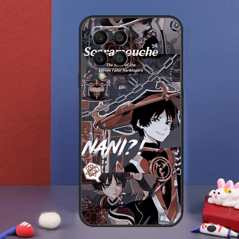 Scaramouche Genshin Impact Case For Samsung Galaxy M16 M06 M36 M56 M15 M11 M31 M21 M53 M13 M32 M52 M35 M55 M14 M34 M54