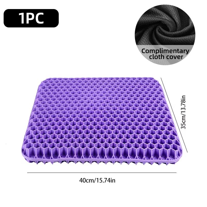 Gel Zadelkussen Zomer Ademend Honingraat Ontwerp Voor Drukverlichting Rug Stuitpijn - Thuis Kantoor Rolstoel Stoel Auto's PVC&Spring And Summer
