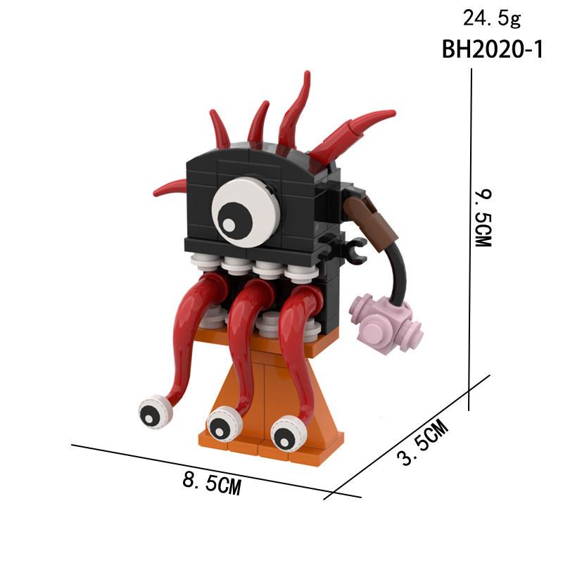 Sprunki Building Blocks Assemble Toy Doll Game Display Model Gift Decoration