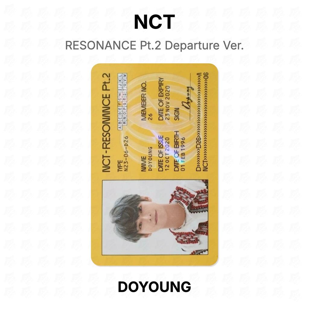 NCT RESONANCE Pt.2 Departure Ver. Official Photocard