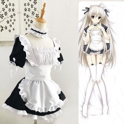 Anime Cosplay Στολή Γυναικεία Στολή Υπηρέτριας Anime Yosuga no Sora Μίνι Φόρεμα Lolita Φορέματα Cafe Στολή Cosplay Κοστούμια Ρόλος Παίξτε Ρούχα σκηνής πάρτι