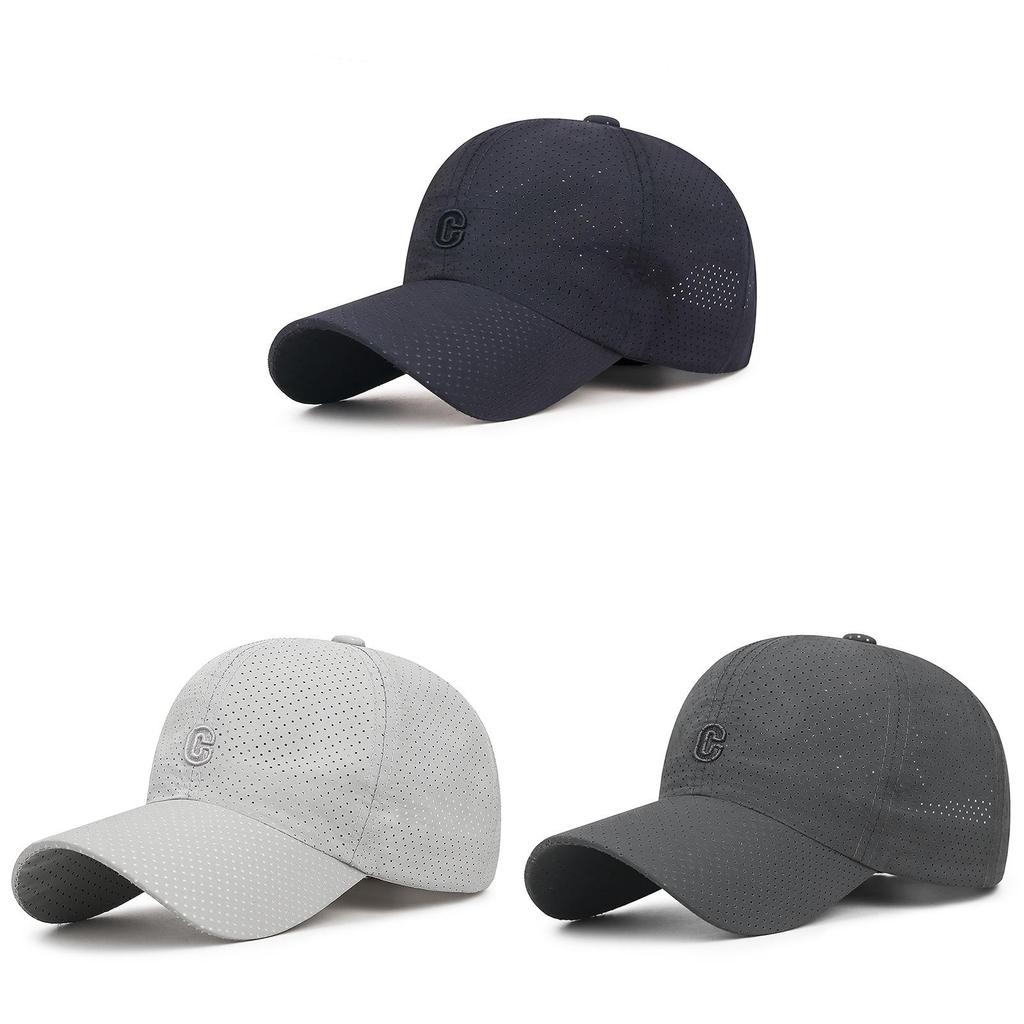 Letter Embroidered Baseball Cap With Sun Protection Breathable Lightweight For Men Women