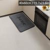 Long Flannel Kitchen Floor Mats Water and Oil Absorption Soft Mats Household Non-slip Mats Bathroom Mats Door Mats
