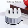 Mini ostřič nožů Snadné broušení čepele se silným přísavníkem 3 zakřivený Snadno použitelný ostřič čepelí