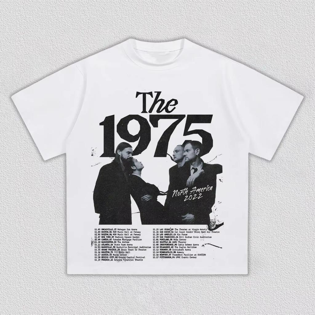 The 1975 Band Graphic 2026 Merch T Shirt Cotton Unisex UnisexS Unisexs ONeck TShirts Summer Y2k Vintage Tour Fans Casual Tee
