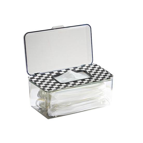 

Органайзер, который нелегко сломать, прочный видимый многоразовый держатель для салфеток, чехол для лица, коробка чистый