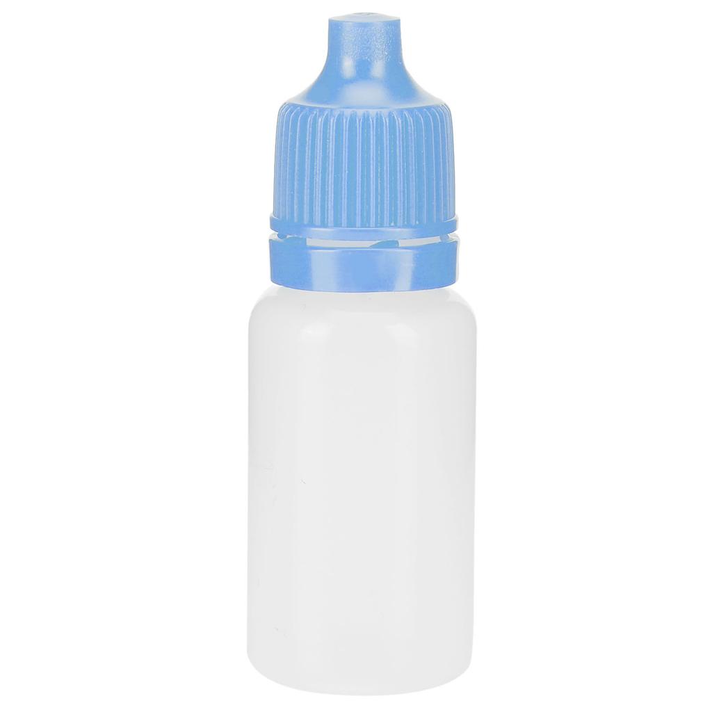 50 flaconi contagocce vuoti da 5 ml, flaconi per liquidi oculari comprimibili, con tappo e tappo