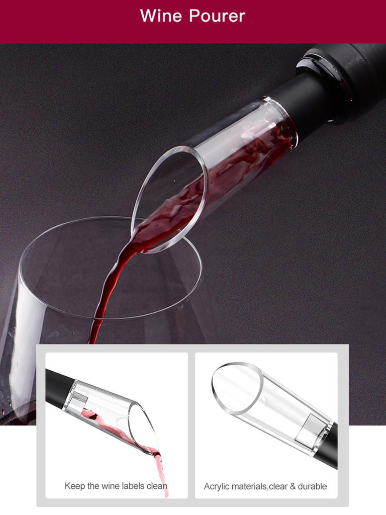 Electric Wine Opener Set Automatic Corkscrew Wine Openers for Beer Bottle Opener Battery Operated Kitchen Bar Can Opener