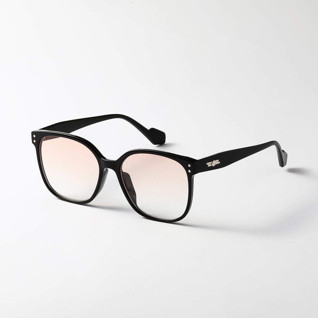 Square Large-Frame Glasses, Face-Covering Plain Glasses, Retro Sunglasses For Women, Trendy Sunglasses For Men