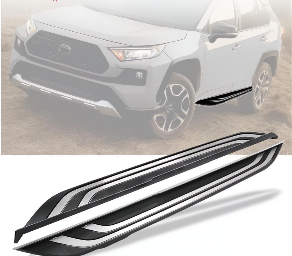 

Боковые пороги OEM V2B (2 шт, алюминий) для Toyota Rav 4 2019- гг