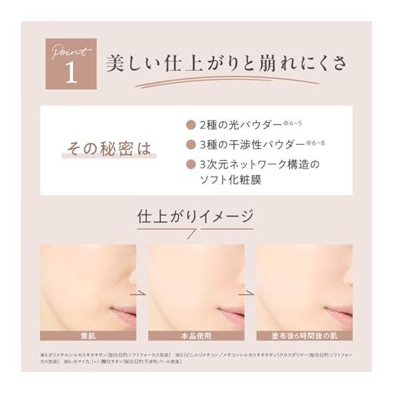 Lov Me Touch Love Me Mesh Cream Foundation [Refill] N00 (lighter) SPF50+ PA++++ Does Not Fall Apart Coverage Sensitive Skin Beauty Ingredients
