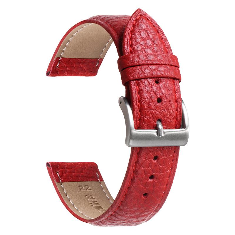 

Genuine Calfskin Leather Watch Band 18mm 20mm 22mm Watch Strap for Man Women High-quality Wrist Watchband Solid Buckle Bracelet 18mm