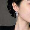 New Fashion High-end Long Fringed Earrings Women's Exquisite Personality Light Luxury Banquet Earrings Versatile Temperament Earrings