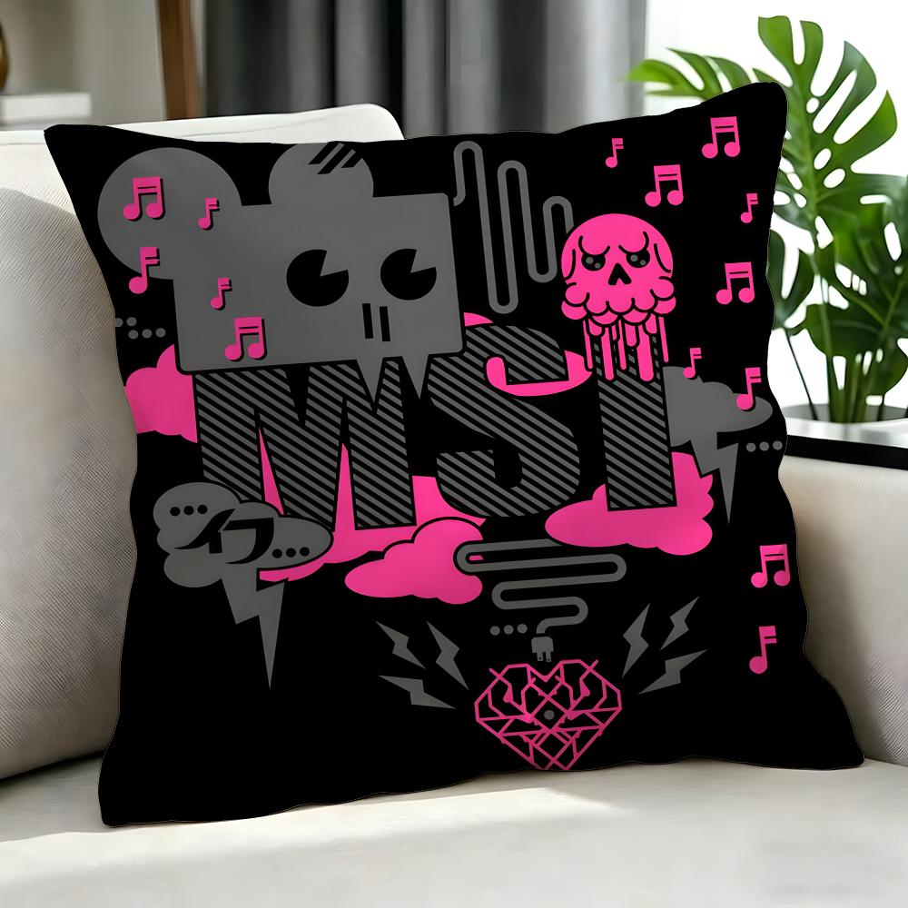 band Mindless Self Indulgence Cushion Cover Cushion Cover Set Pcs x x x Pillowcase Decorative Sofa Home Decor