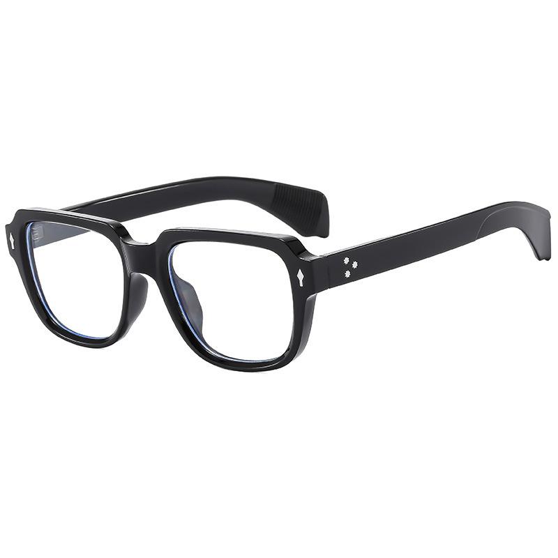 Square Frame Rice Nail Retro Sunglasses Men'S Glasses Sunglasses Women'S