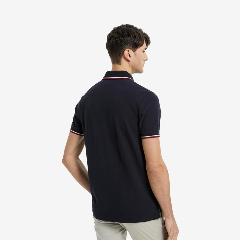Tommy Hilfiger Embroidered logo Detail Polo Shirt MW0MW13080-DW5