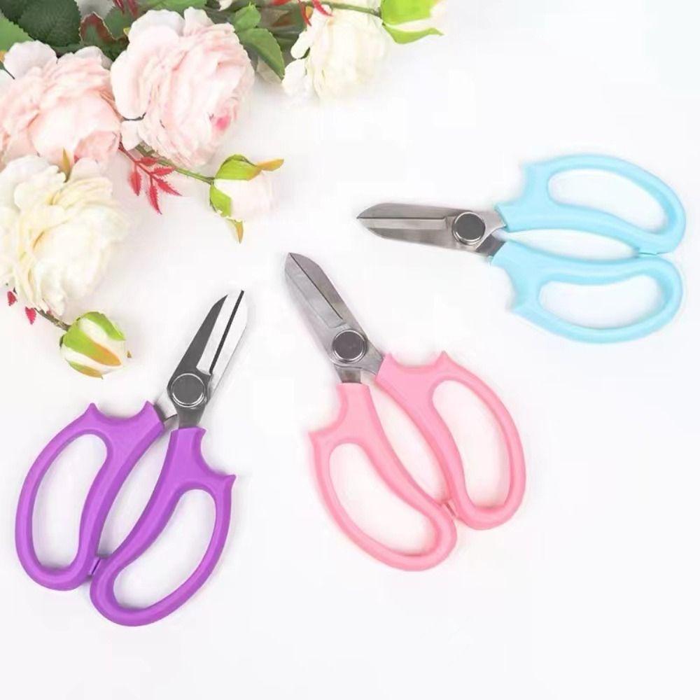 Purple Garden Pruning Shears Blue Garden Scissors Hand Cutter Floral Scissors Gardening Supplies