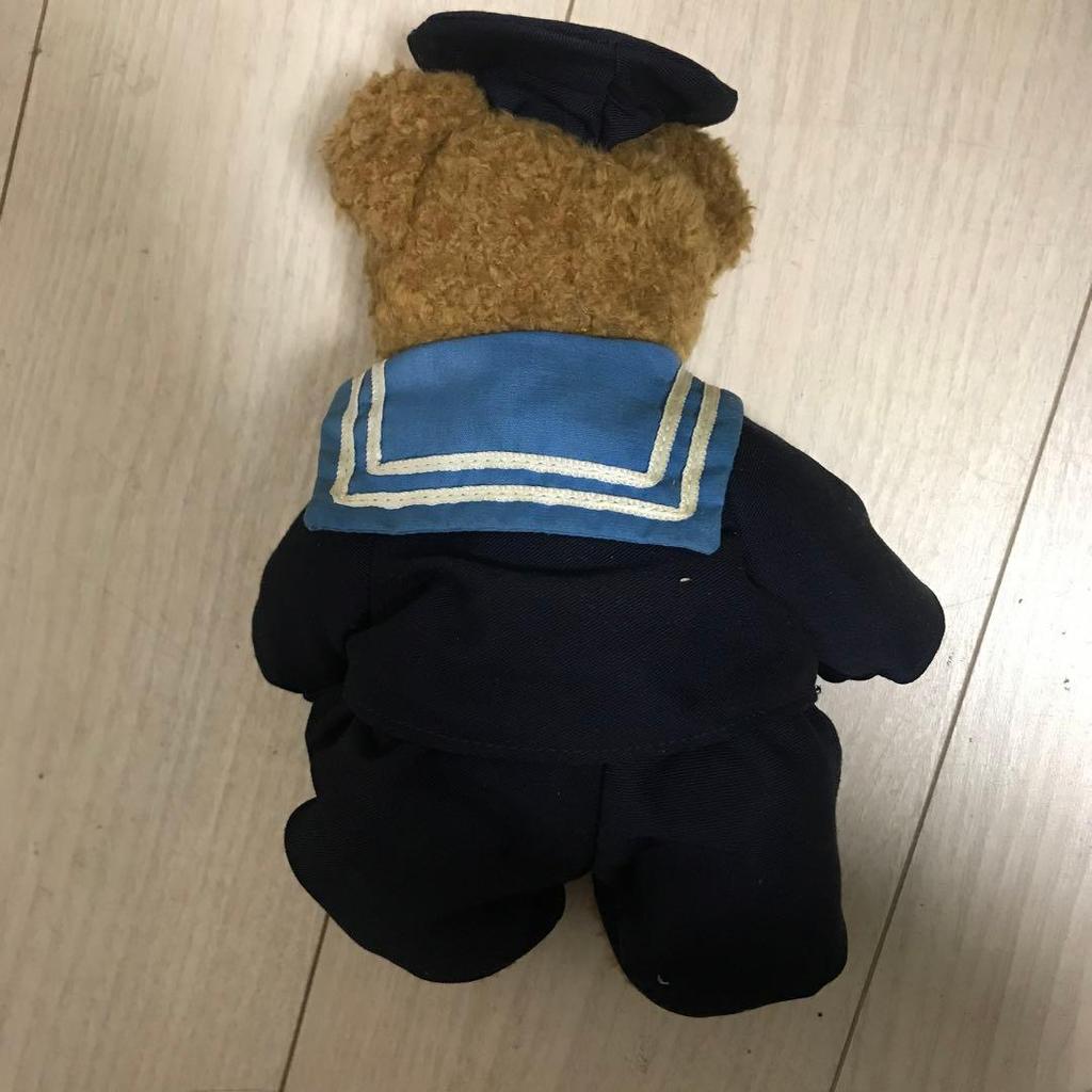 [USED] Vienna Boys' Choir Teddy Bear Plush Toy Showa Retro Vintage