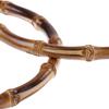 1Pair Round Bamboo Bag Handle For Handcrafted Handbag Diy Bags Accessories