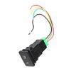 DC 12V 4 Wire Car Foglight Switch Fog Light On Off Button For Toyota Yellow Indicator