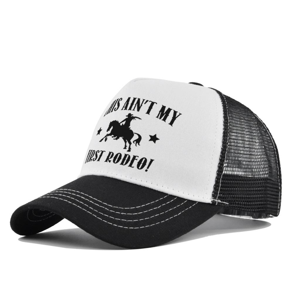 

Summertime Silk Screen Letter Mesh Breathable Hat Women Men Baseball Cap Sunshade Outdoor Sports Cycling Travel Sun Hat Dad Hat 52-62CM