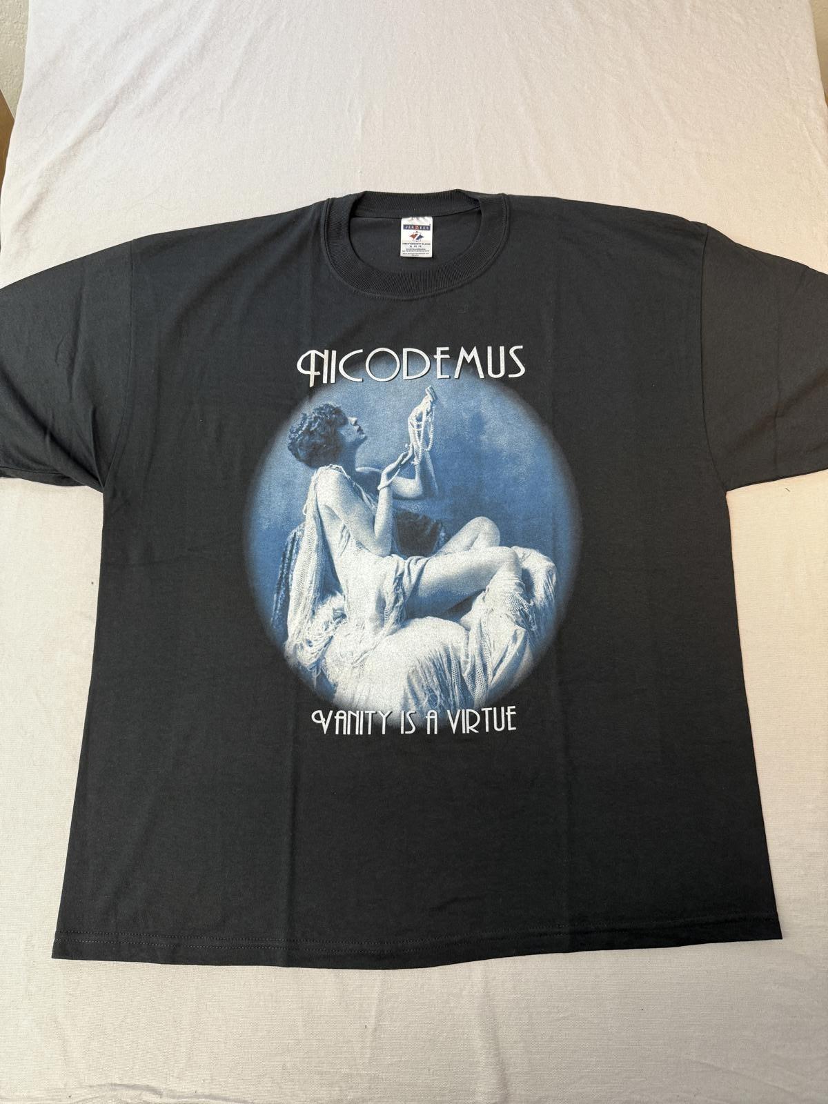 Nicodemus Band T-shirt Album Vanity Is A Virtue Tee XL S