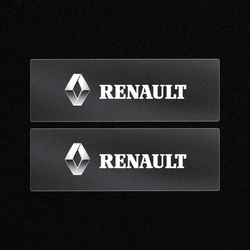 2026 Hot For Renault Hub Caps Car Interior Sticker Central control Decals Emblem Badge For Renault DACIA Scenic Loguna Twingo Sy