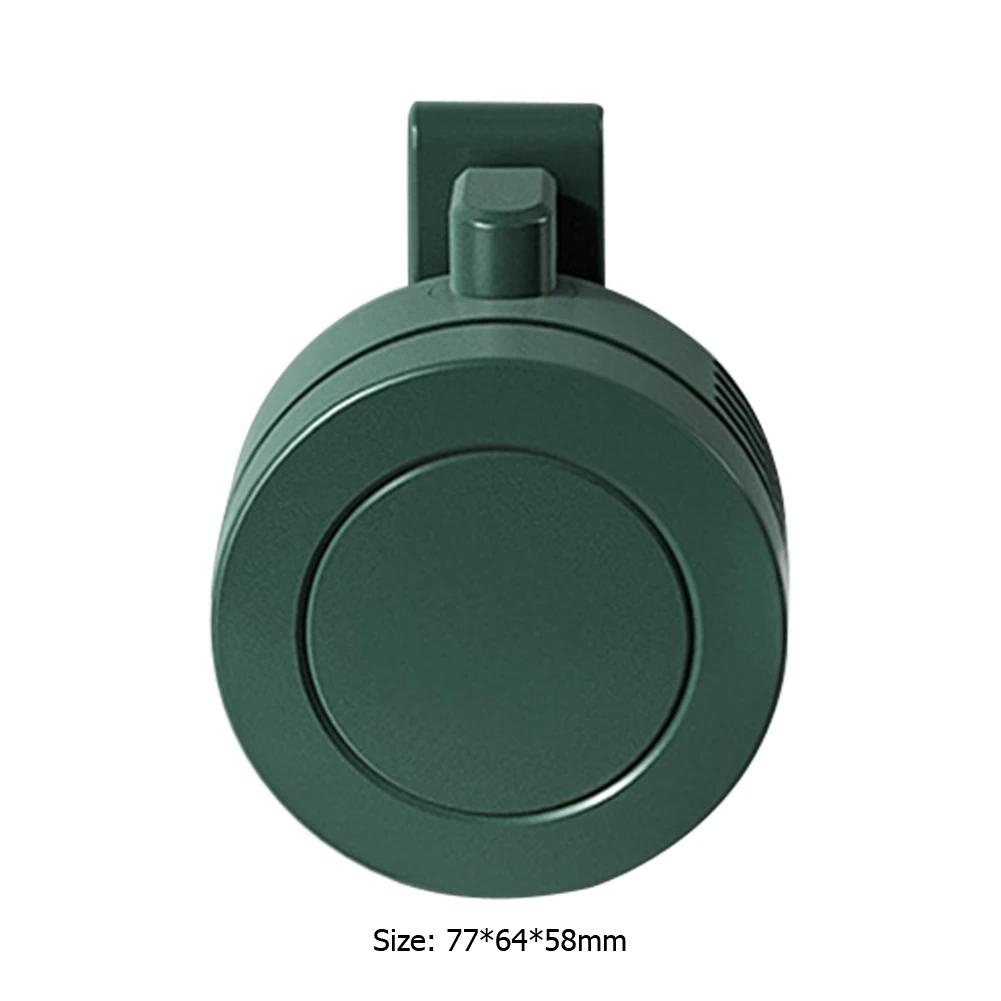 Mini Clip Fan Hanging Waist Neck Fan Girl Electric Air Cooling Fan 900mah USB Leafless Fan 3 Speeds Portable Cooler Air